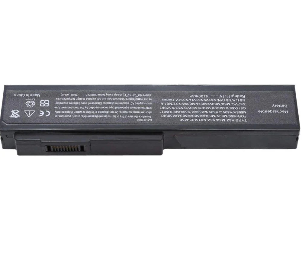 Asus X57, X57SA, X5MSV, B33E, B43J Series A32-M50, A32-N61 Replacement Laptop Battery - eBuy UAE